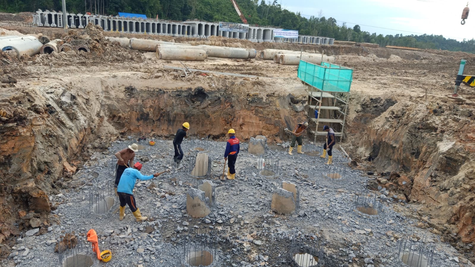 Pekerjaan Jembatan Bumi Harapan